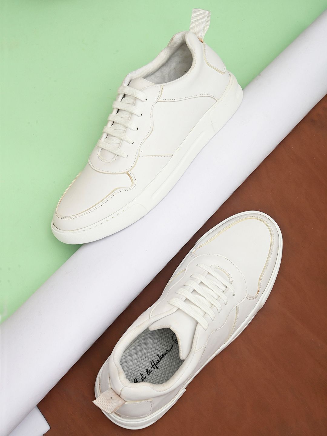 Mast and harbour men sale white sneakers