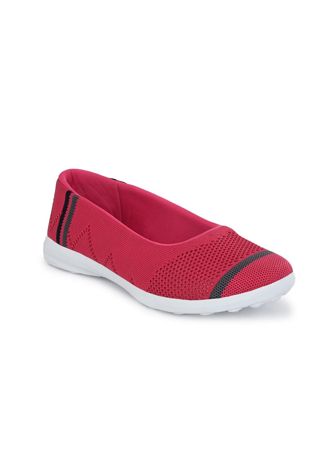 Yuuki Women Pink Mesh Walking Non-Marking Shoes Price in India
