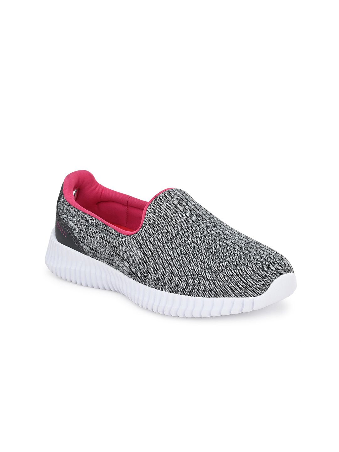 Yuuki Women Grey Mesh Walking Non-Marking Shoes Price in India