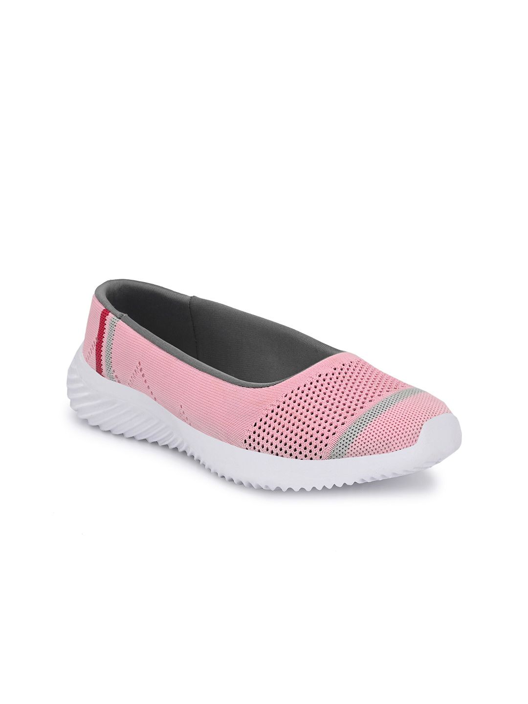 Yuuki Women Pink Mesh Walking Non-Marking Shoes Price in India