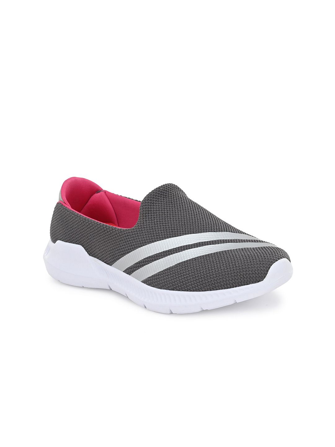 Yuuki Women Grey Mesh Walking Non-Marking Shoes Price in India