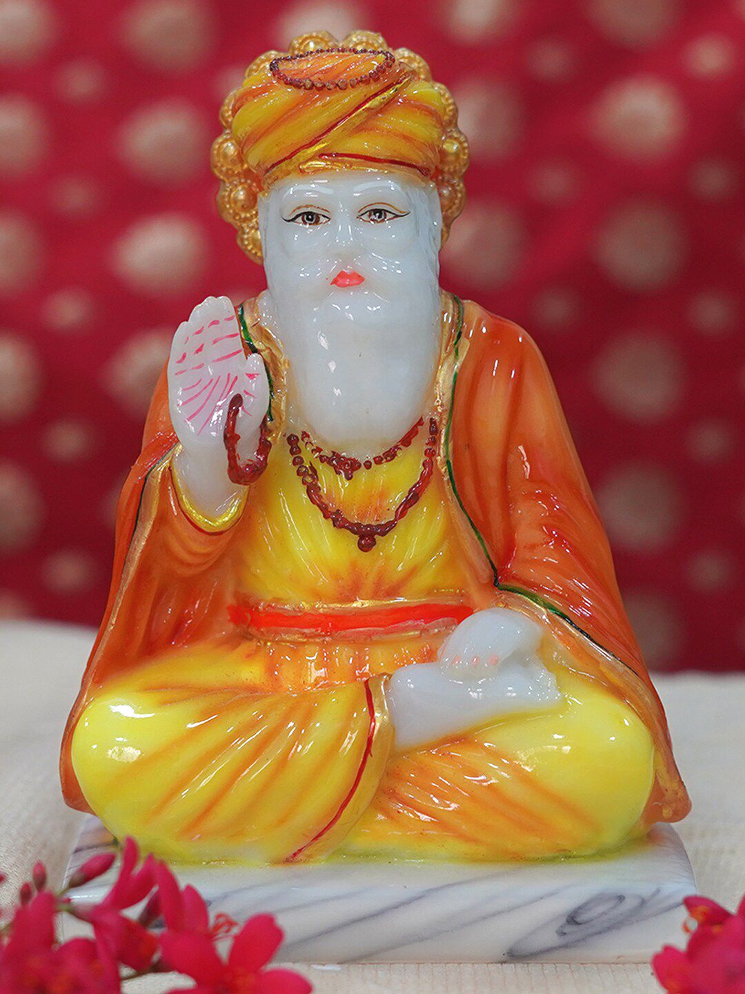 Gallery99 Yellow Guru Nanak Idol Showpiece Price in India