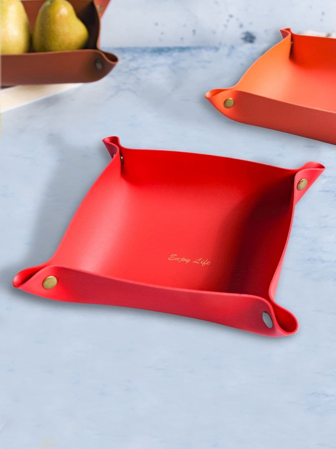 Nestasia Red PU Leather Multi Utility Organisers Price in India