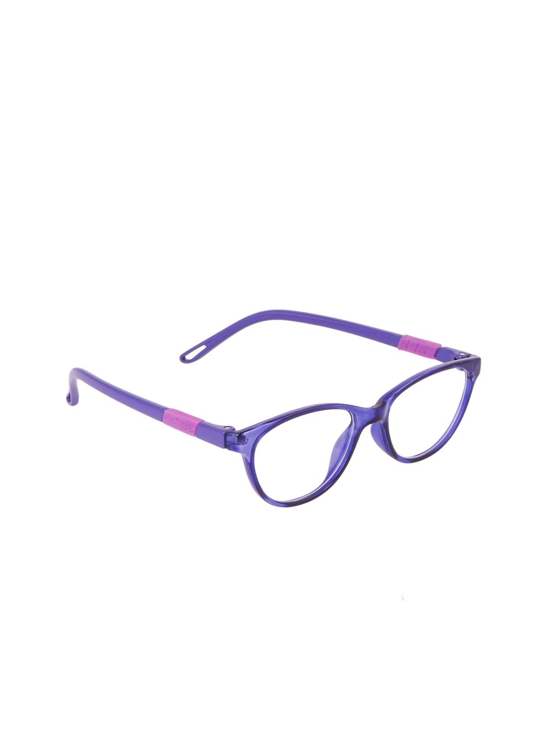 OPTIFY Adults Clear Lens & Purple Cateye Sunglass with UV Protected Lens POPPIN CATEYE