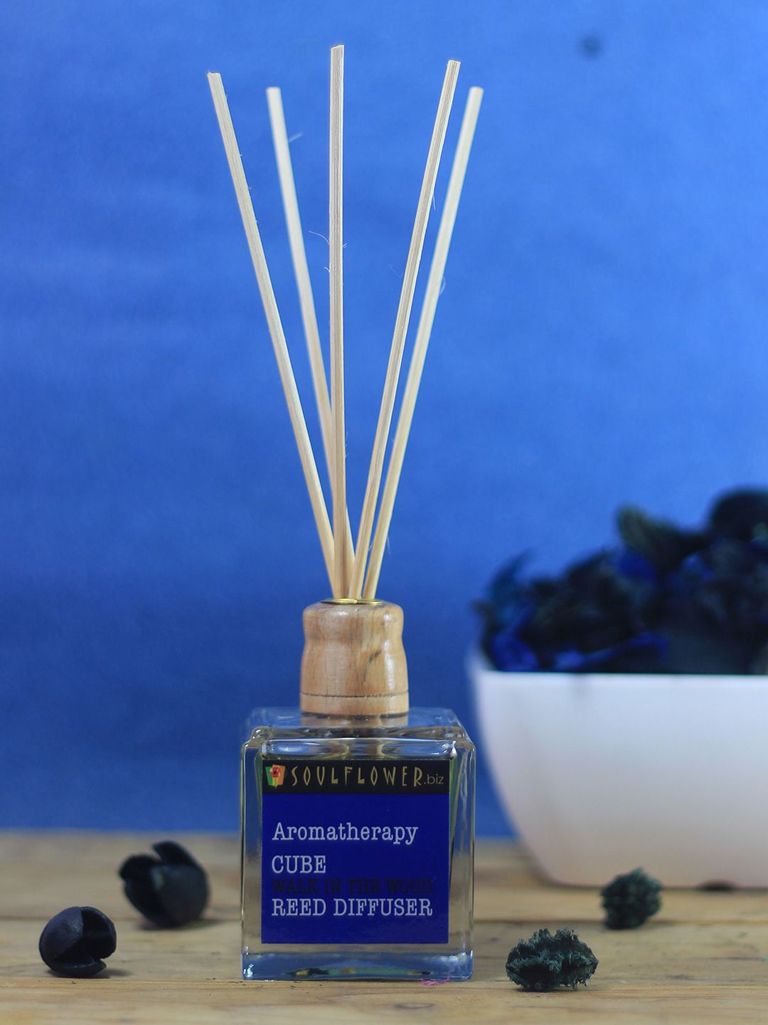 Soulflower Walk in the Woods Cube Reed Aroma Oil Diffuser  90 ml Price in India