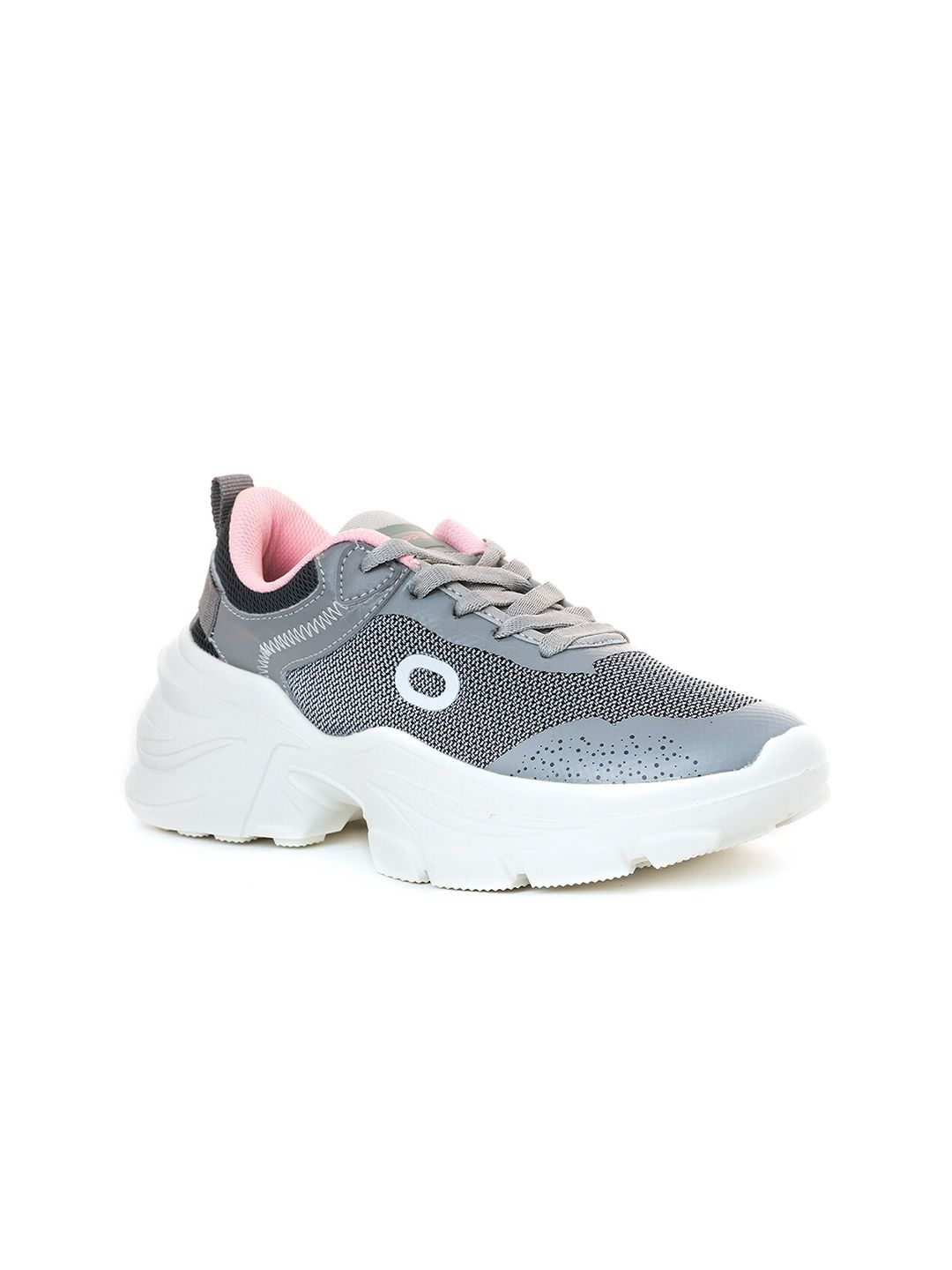 Khadims Women Grey Textile Walking Shoes Price in India