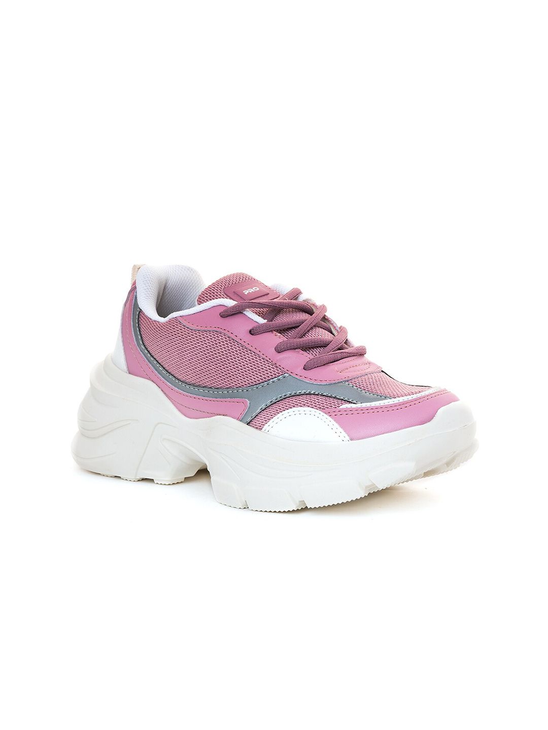 Khadims Women Pink Textile Walking Shoes Price in India