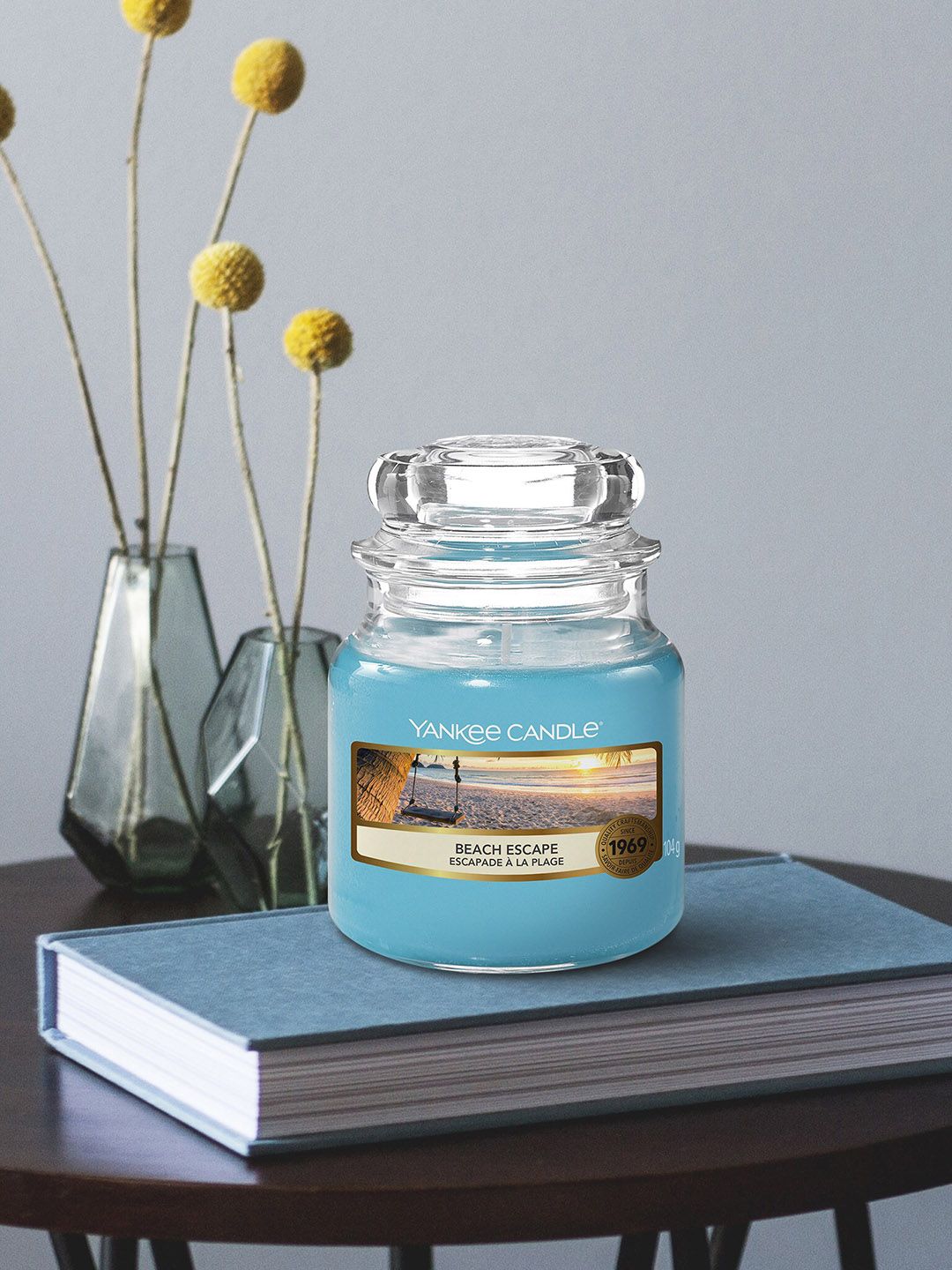 YANKEE CANDLE Beach Escape Scented 1 Wick Solid Geometric Regular Jar Candles