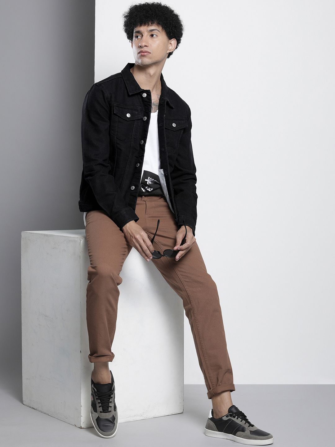 The Indian Garage Co Men Outdoor Denim Jacket