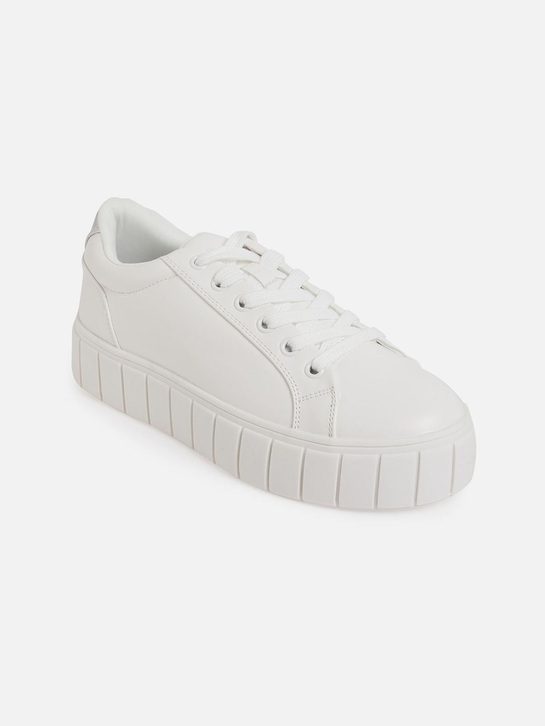 Call It Spring Women White Solid Sneakers Price in India