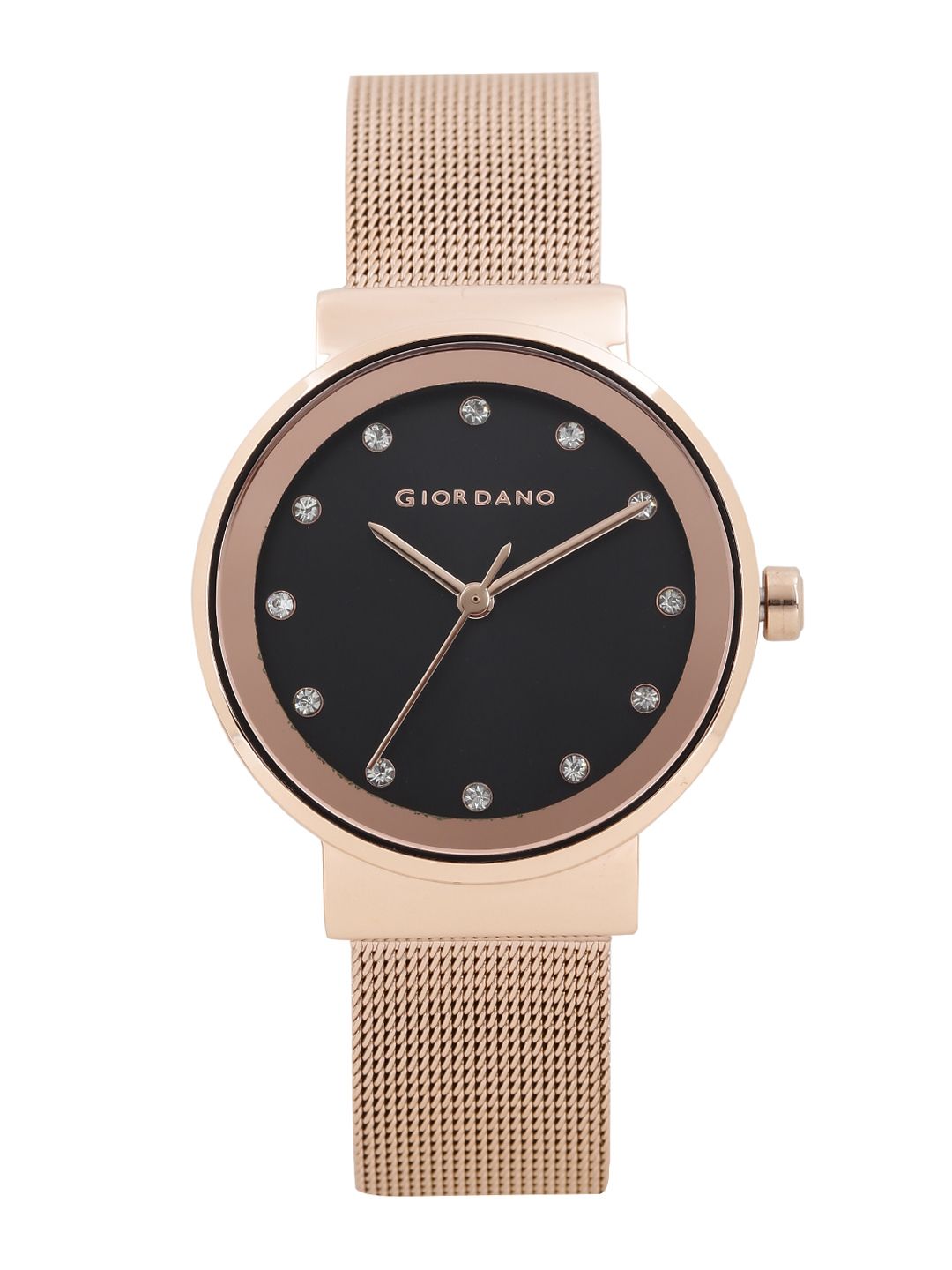 GIORDANO Women Black Analogue Watch A2047-11 Price in India