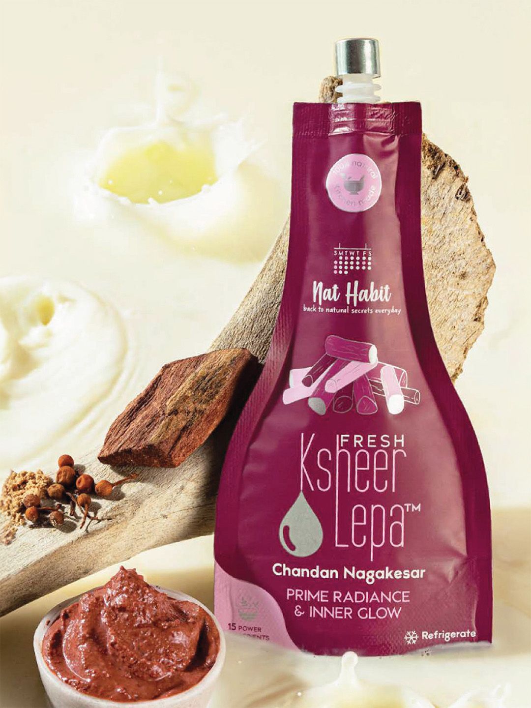 Nat Habit Fresh Chandan Nagakesar Lepa 40gm