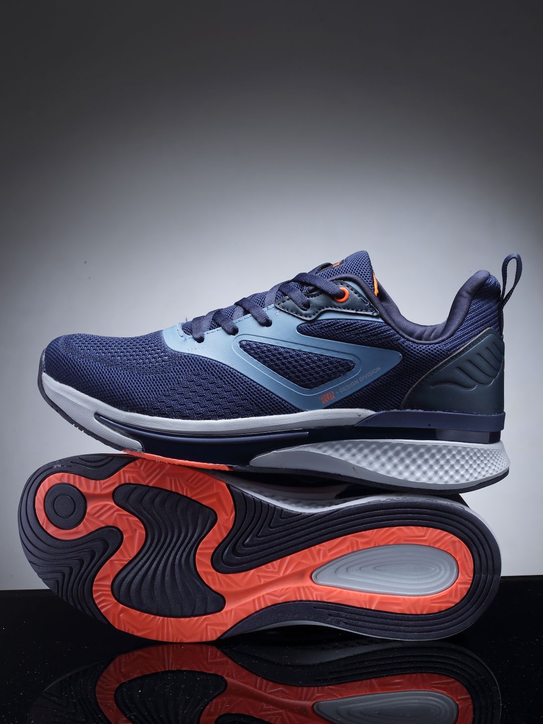 Action Men Blue Synthetic Running Non-Marking Shoes