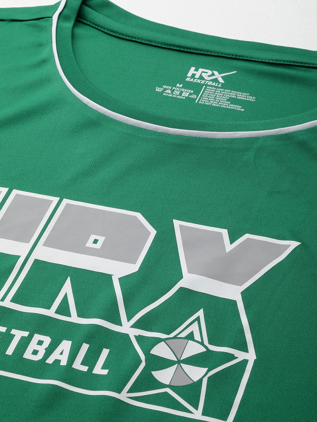 Buy HRX by Hrithik Roshan Rapid-Dry Brand Logo Printed Basketball