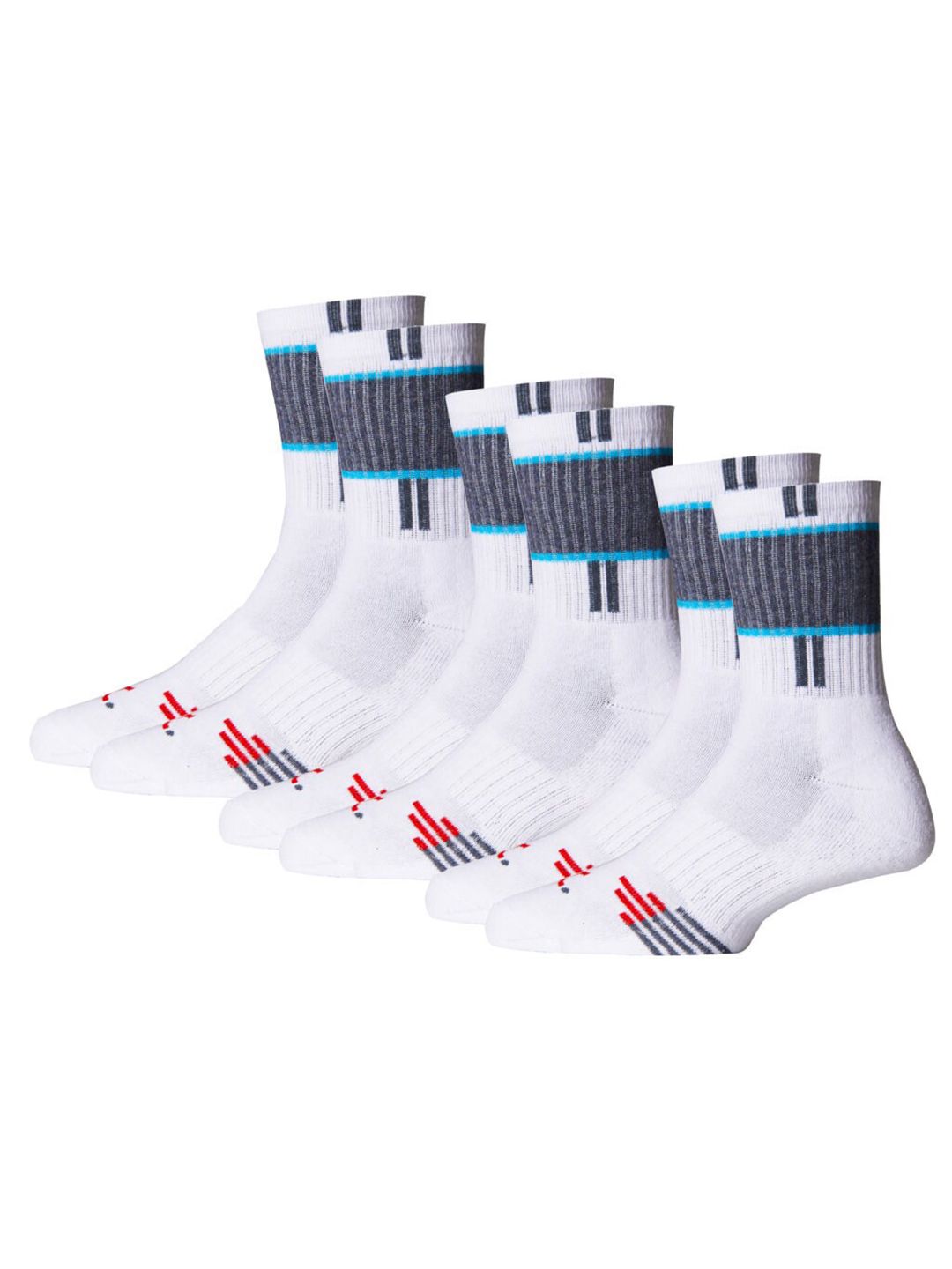 RC. ROYAL CLASS Men Pack Of 3 Patterned Calf-Length Socks