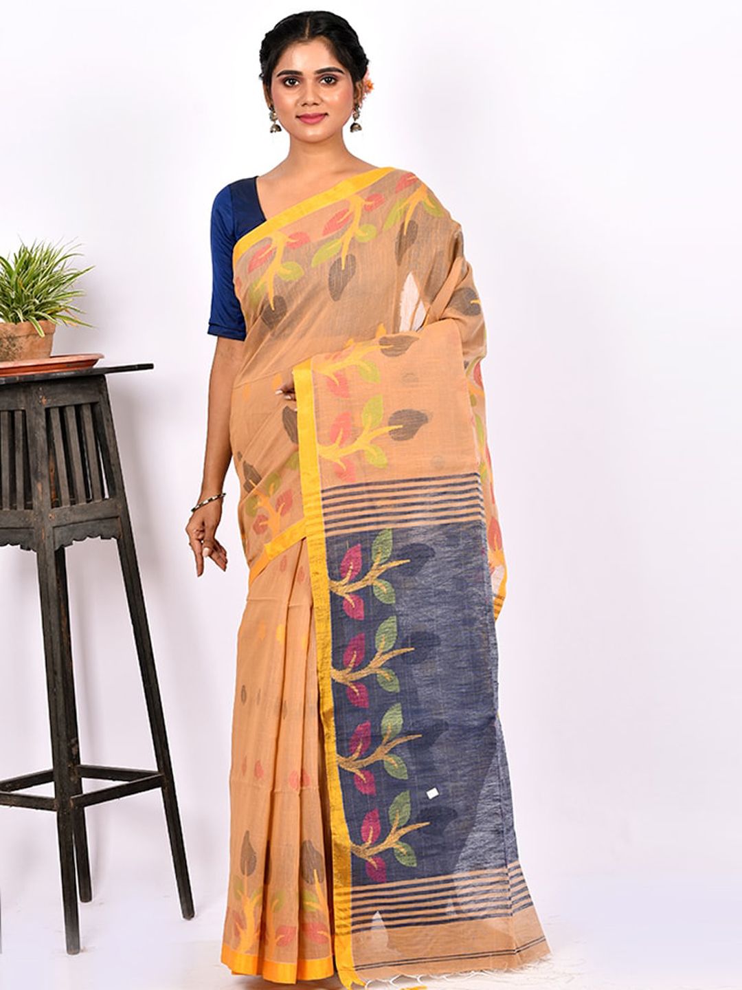 AllSilks Woven Design Matka Silk Saree Price in India