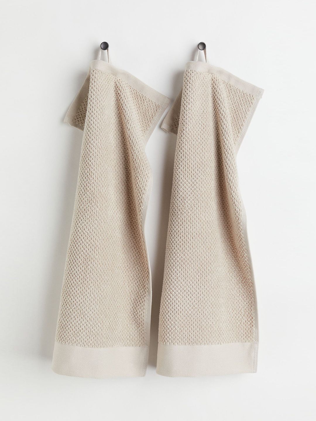 H&M 210 GSM 2-Pack Cotton Terry Guest Towels