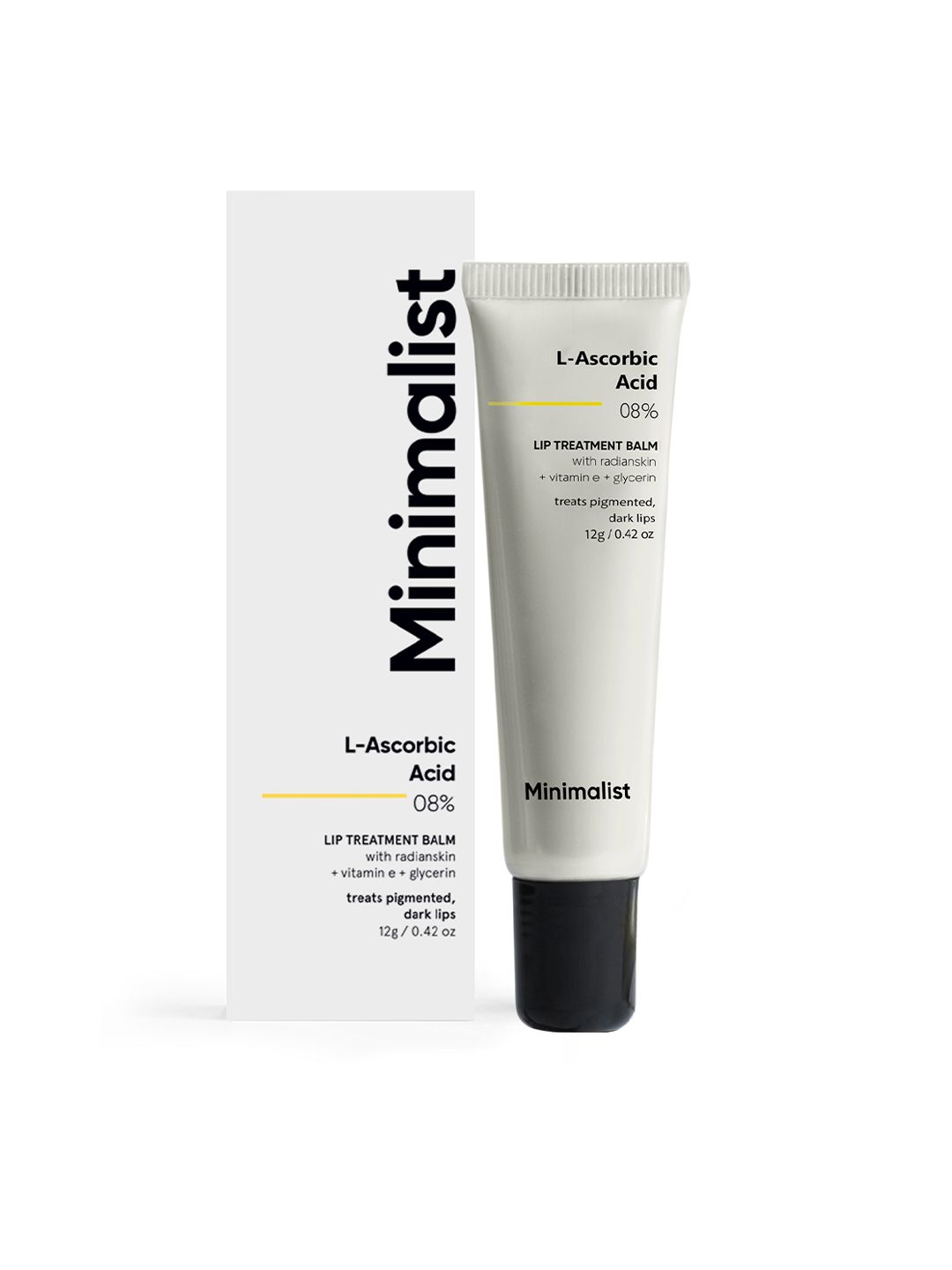 Minimalist 8% L-Ascorbic Acid Lip Treatment Balm with Vitamin E-12gm