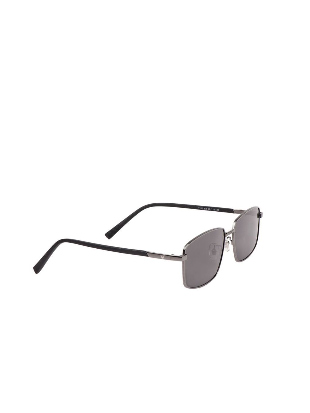 Hidesign Unisex Grey Lens & Rectangle Sunglasses with UV Protected Lens - 8903439843663