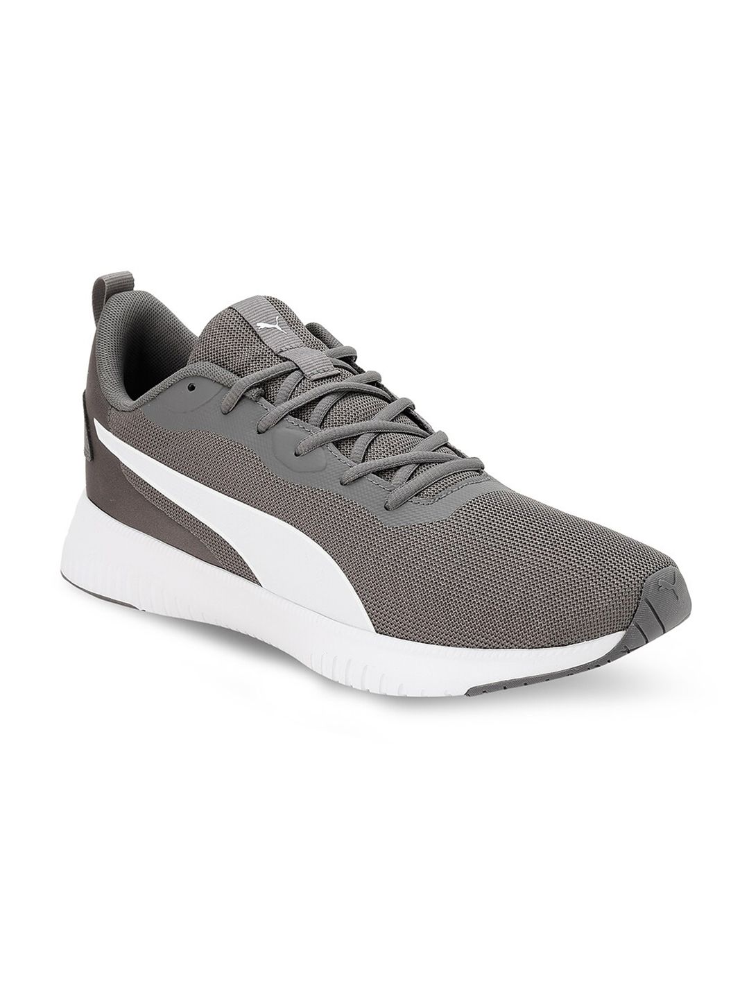 Puma Unisex Grey Flyer Flex Textile Running Shoes Price in India