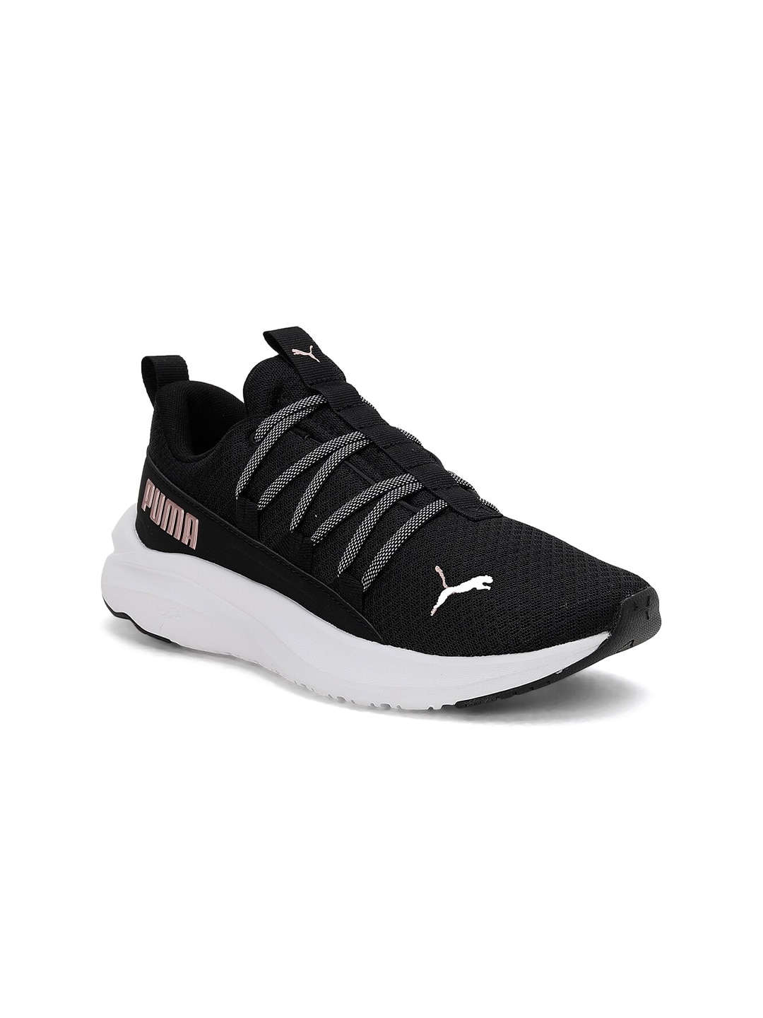 Puma Women Black Softride One4all Textile Walking Shoes Price in India
