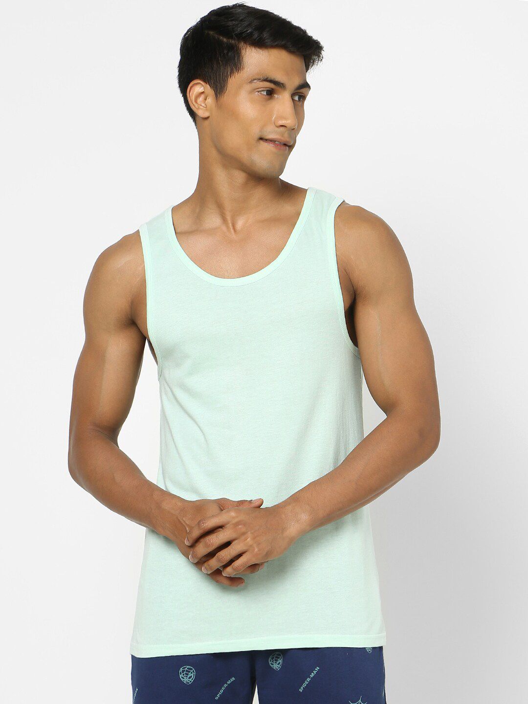 Ajile by Pantaloons Men Green Solid Lounge T-shirt