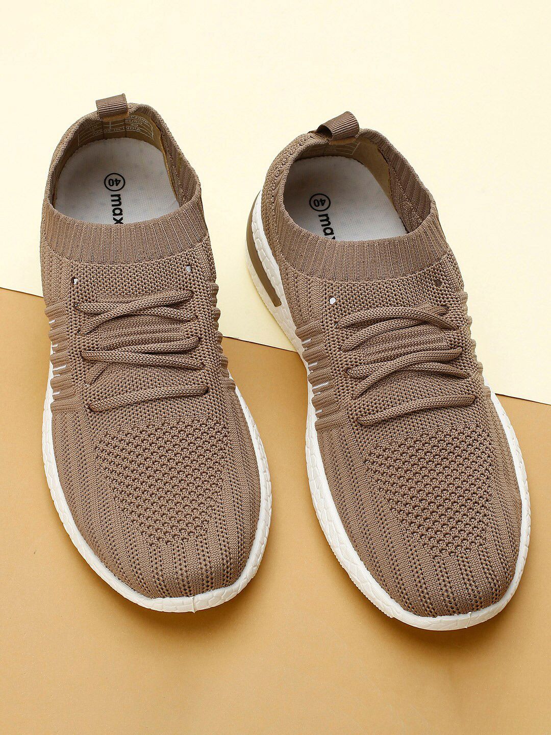 max Women Brown Running Non-Marking Shoes Price in India