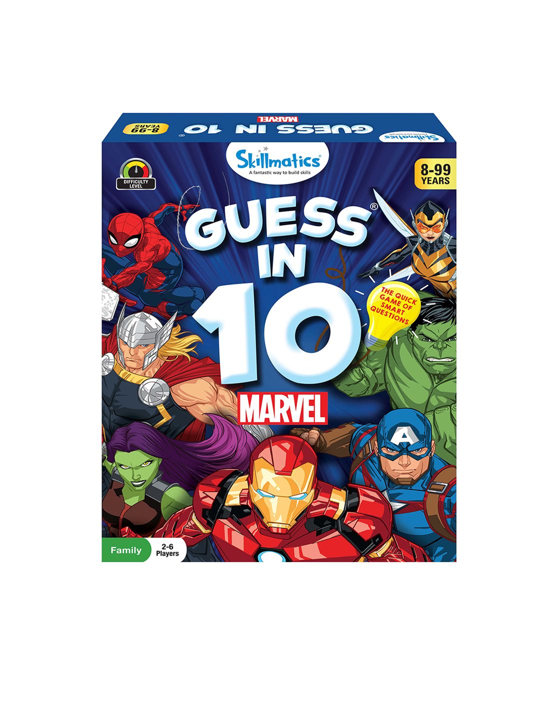 Skillmatics Kids Blue Guess In 10 Marvel Edition Games