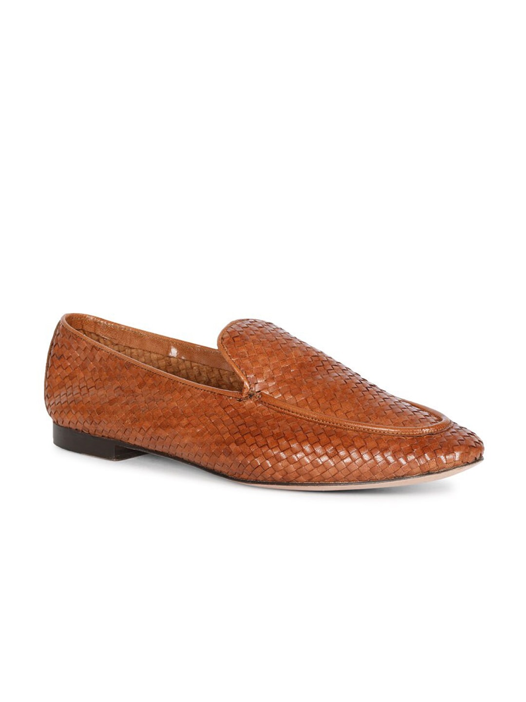 Saint G Women Textured Leather Loafers Price in India