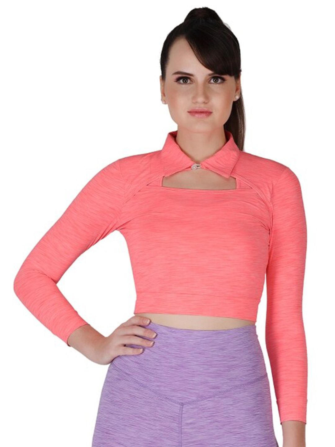 La Aimee Pink Solid Top Price in India