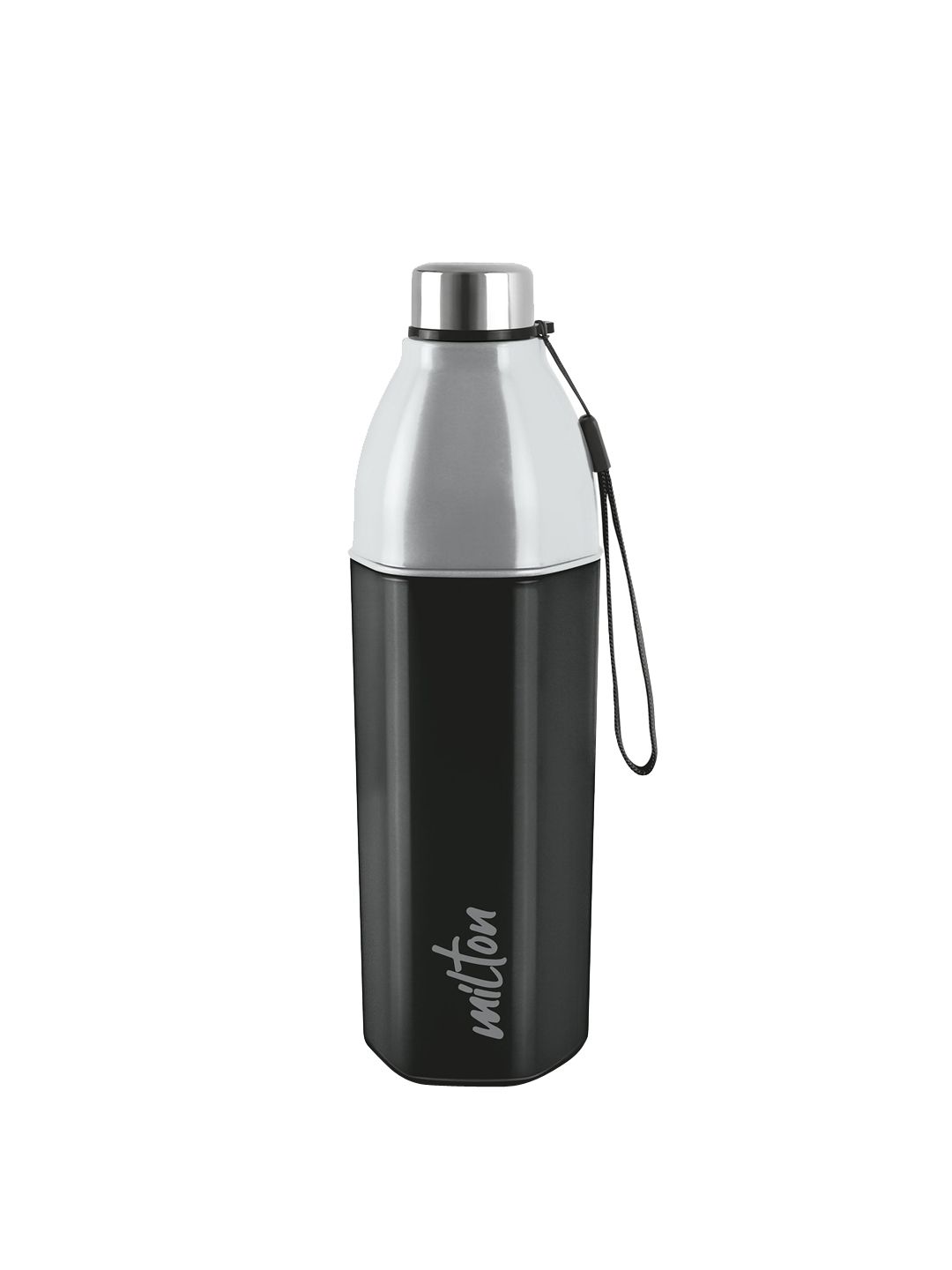 Milton Kool Hexone Black Colourblocked Plastic Carrying Loop Flask - 1.12L Offers & Cashback