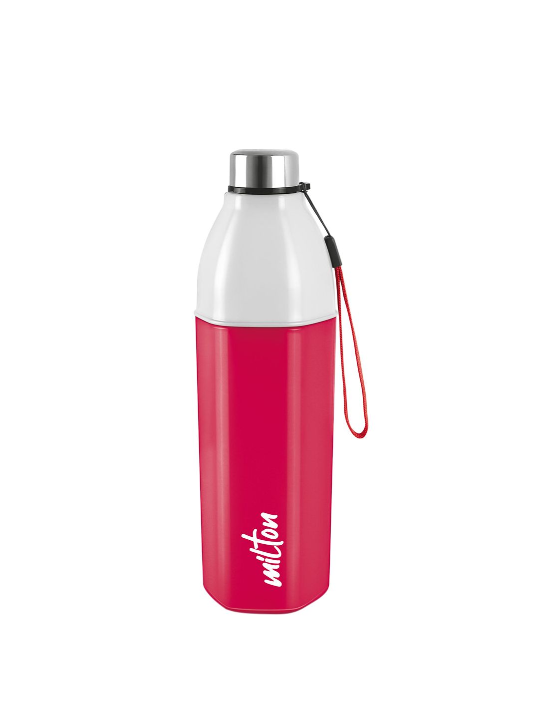 Milton Kool Hexone 1200 Red Colourblocked Plastic BPA Free Flask - 1.12L Offers & Cashback