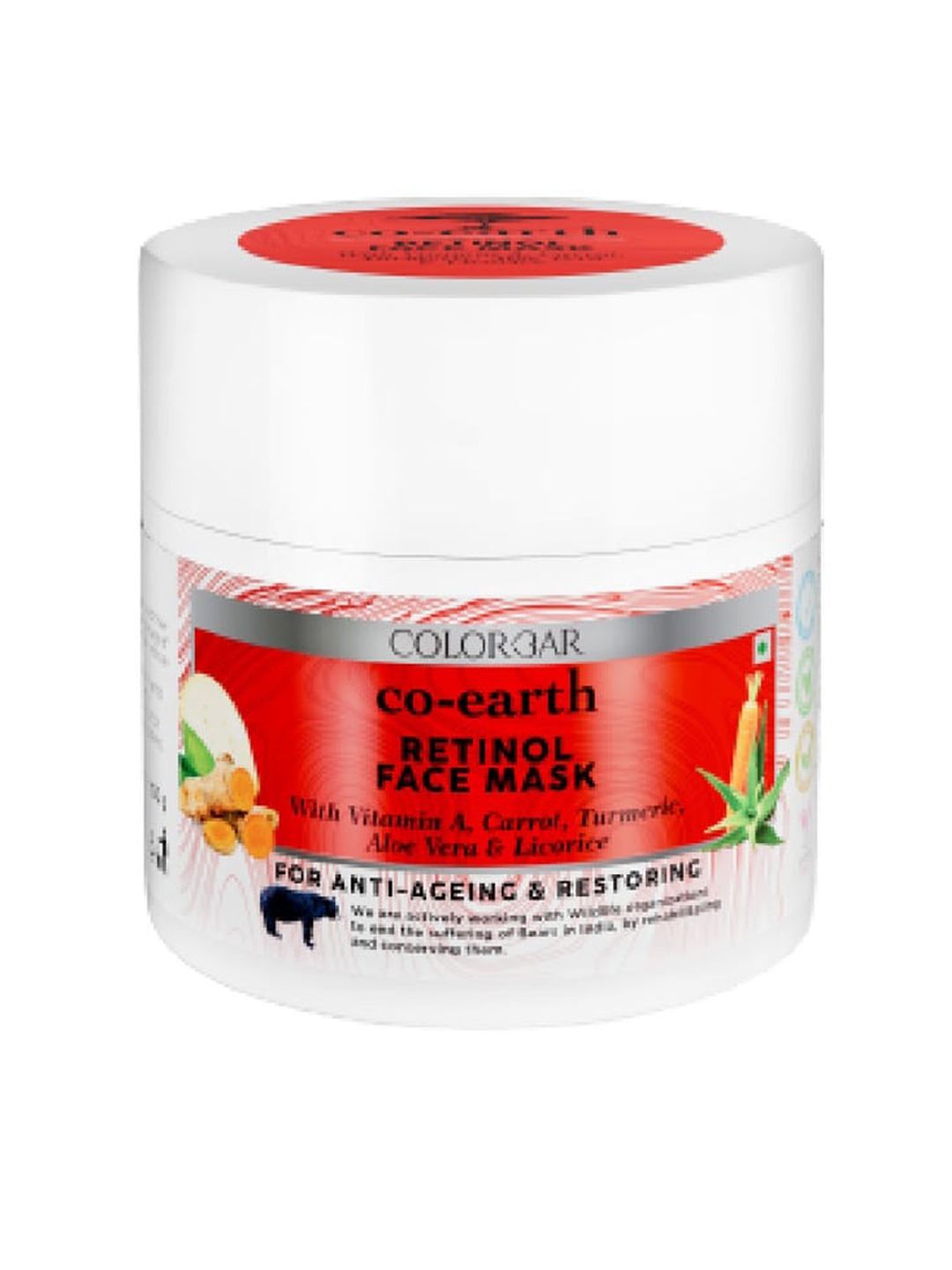 Colorbar White Co-earth Retinol Face Mask- 100g