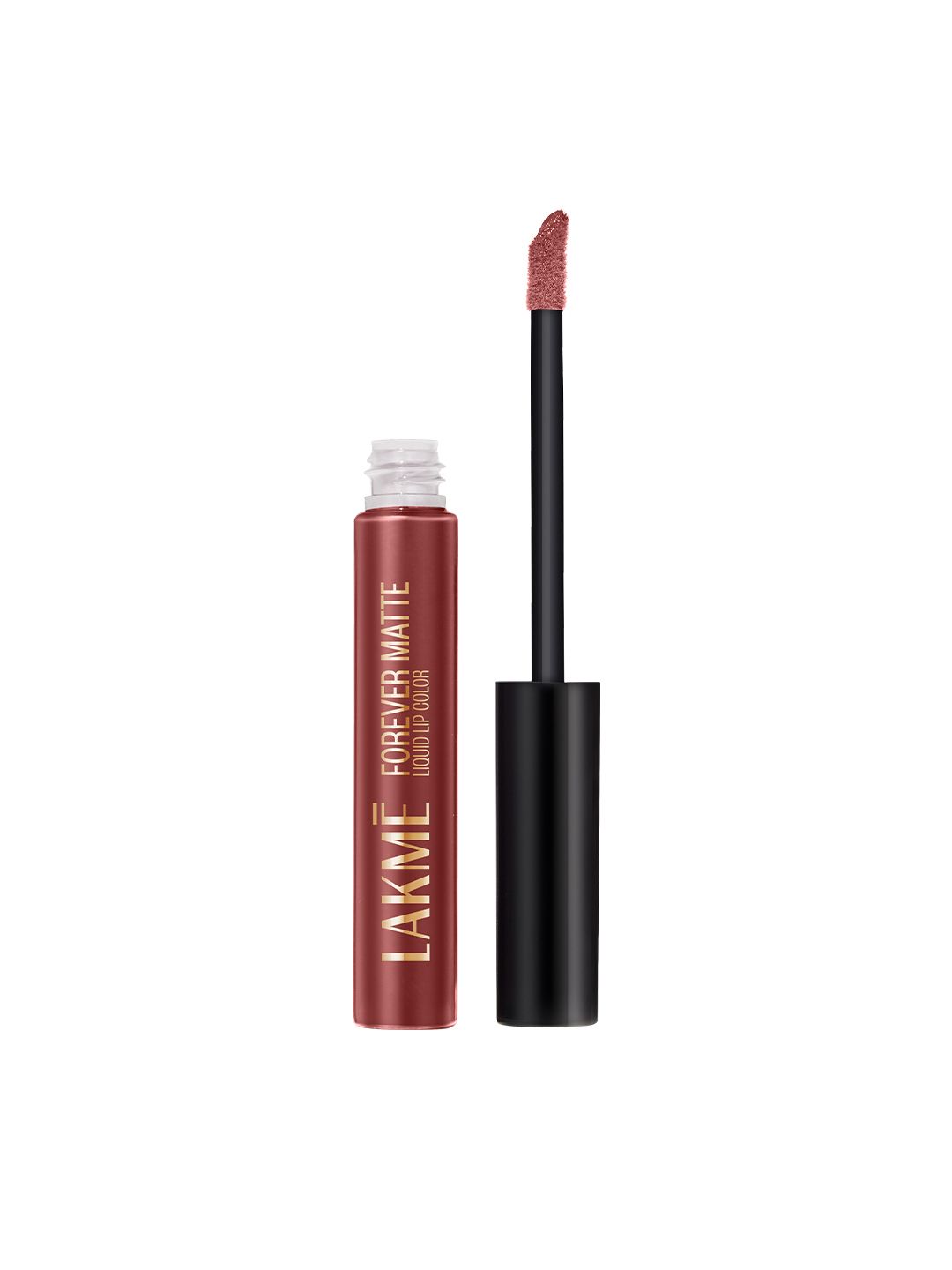 Lakme Forever Matte Lightweight & Transferproof 16Hr Liquid Lipstick 5.6ml - Brown Sheer