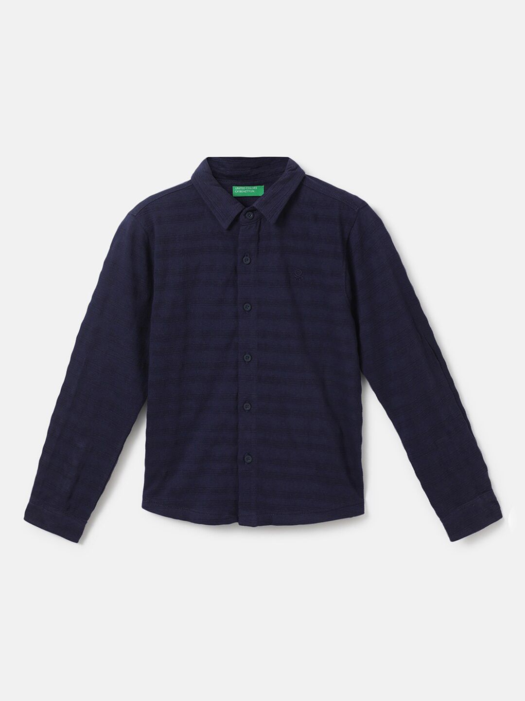 United Colors of Benetton Boys Horizontal Stripes Casual Shirt