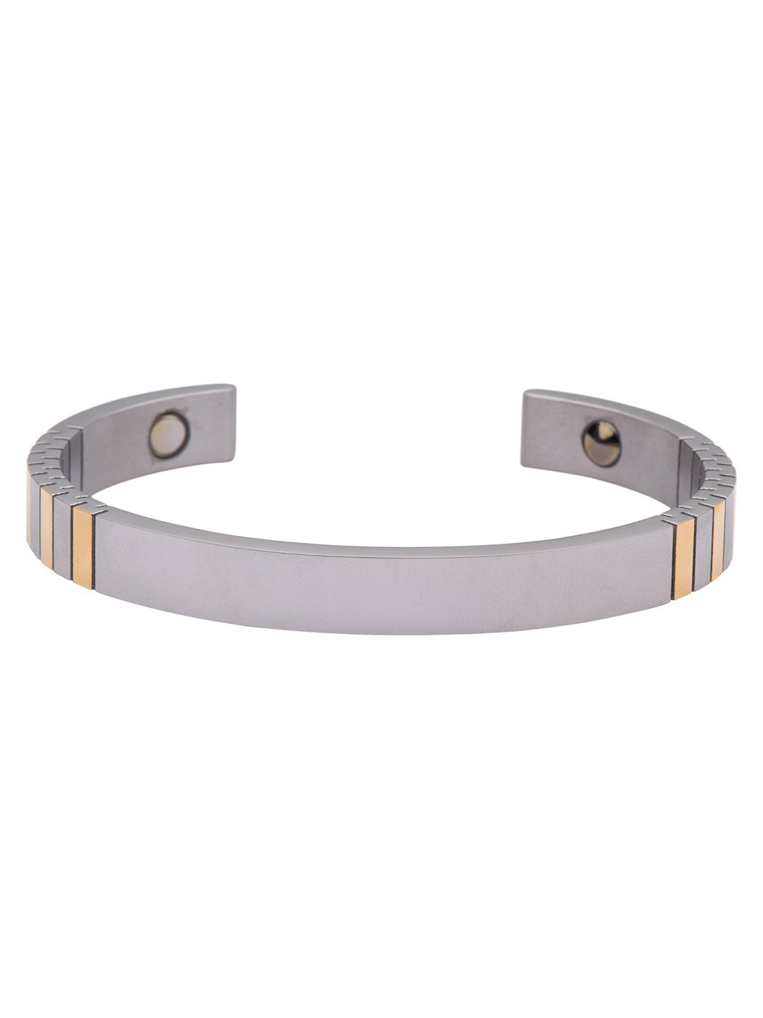 The Tie Hub Men Silver-Toned Wraparound Bracelet deal from myntra