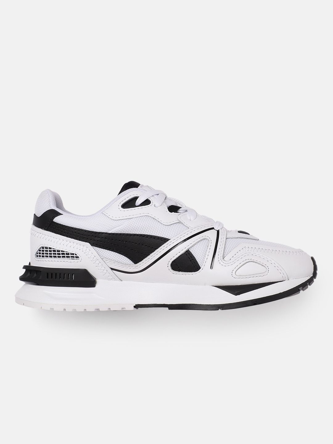 Buy Puma Unisex White & Black Colourblocked Mirage Mox Core
