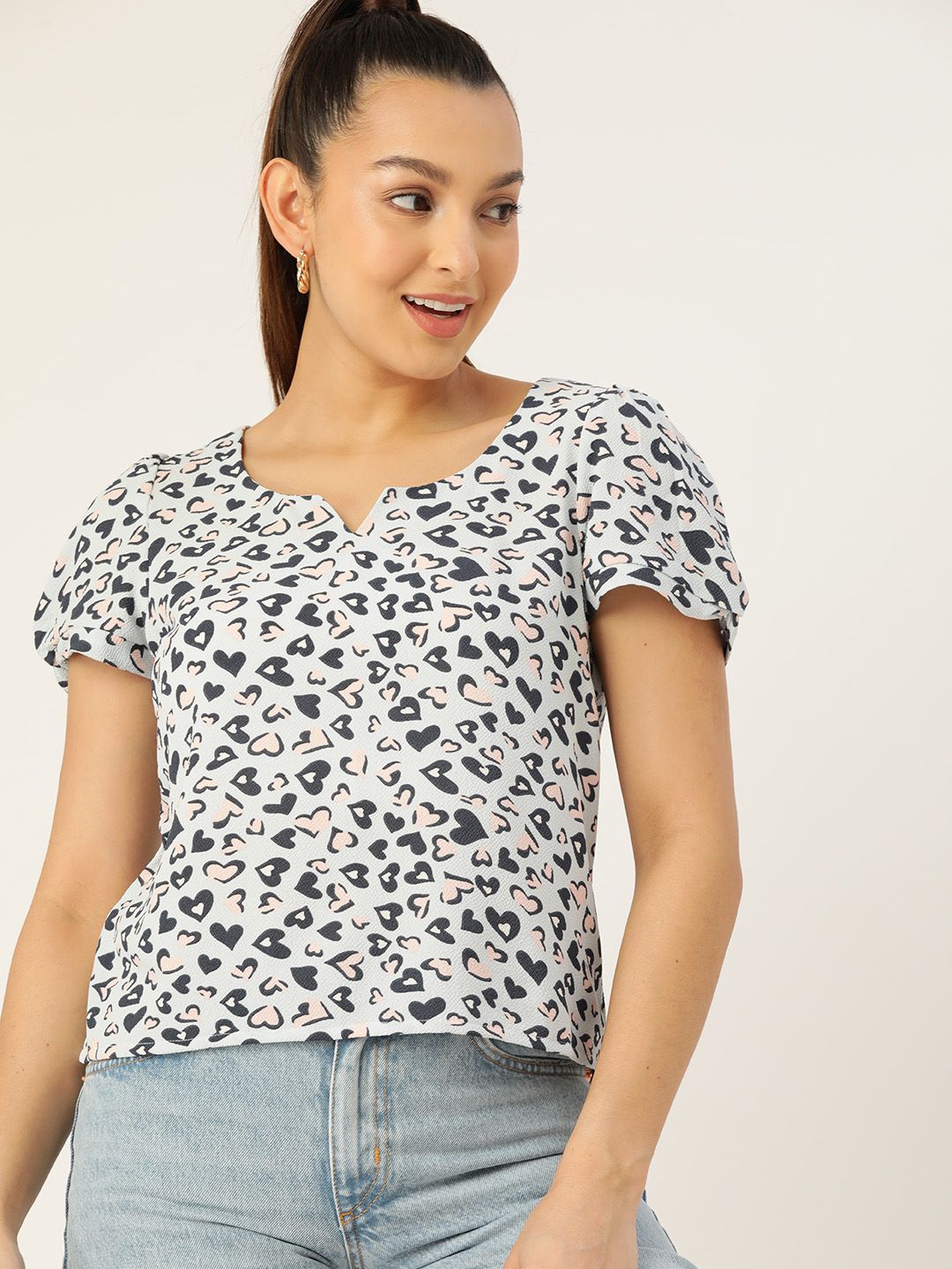 DressBerry Conversational Print Top Price in India