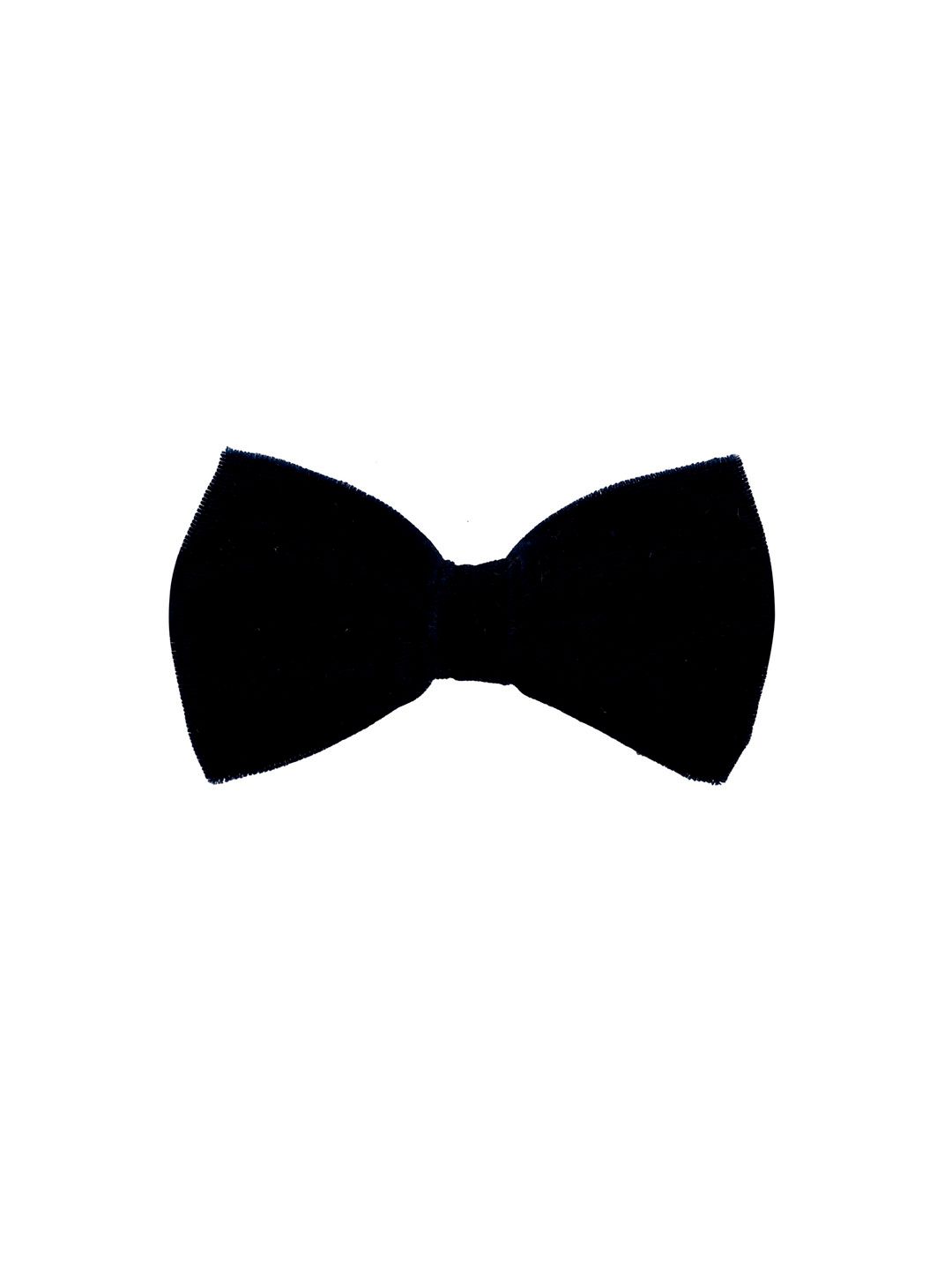 The Tie Hub Men Black Solid Bow Tie