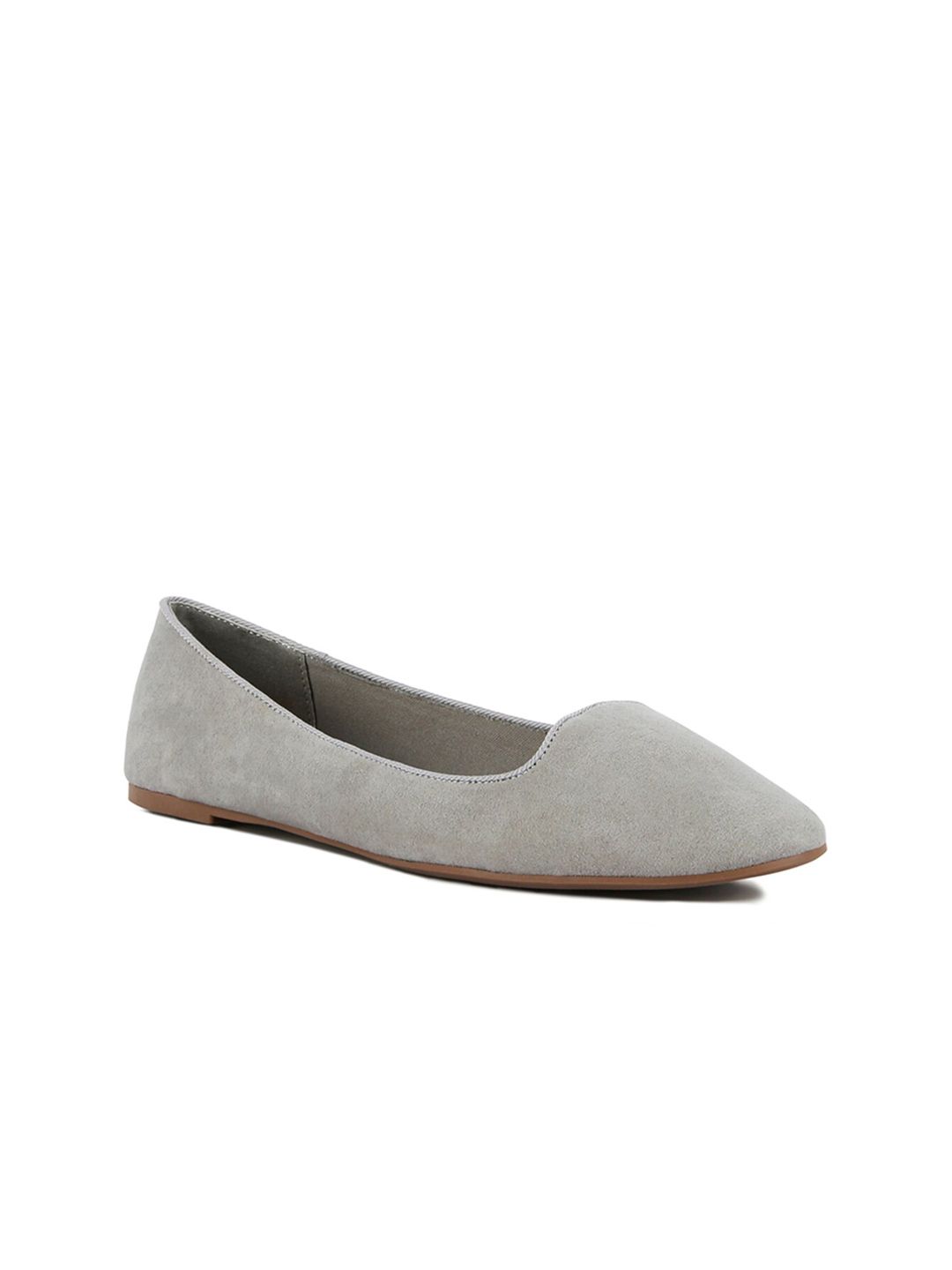 London Rag Women Grey Ballerinas Flats