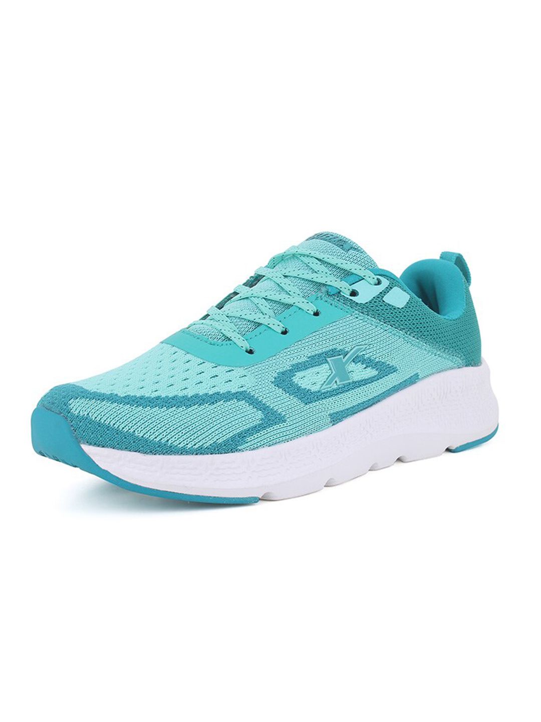 Sparx Women Green Textile Running Non-Marking Shoes Price in India