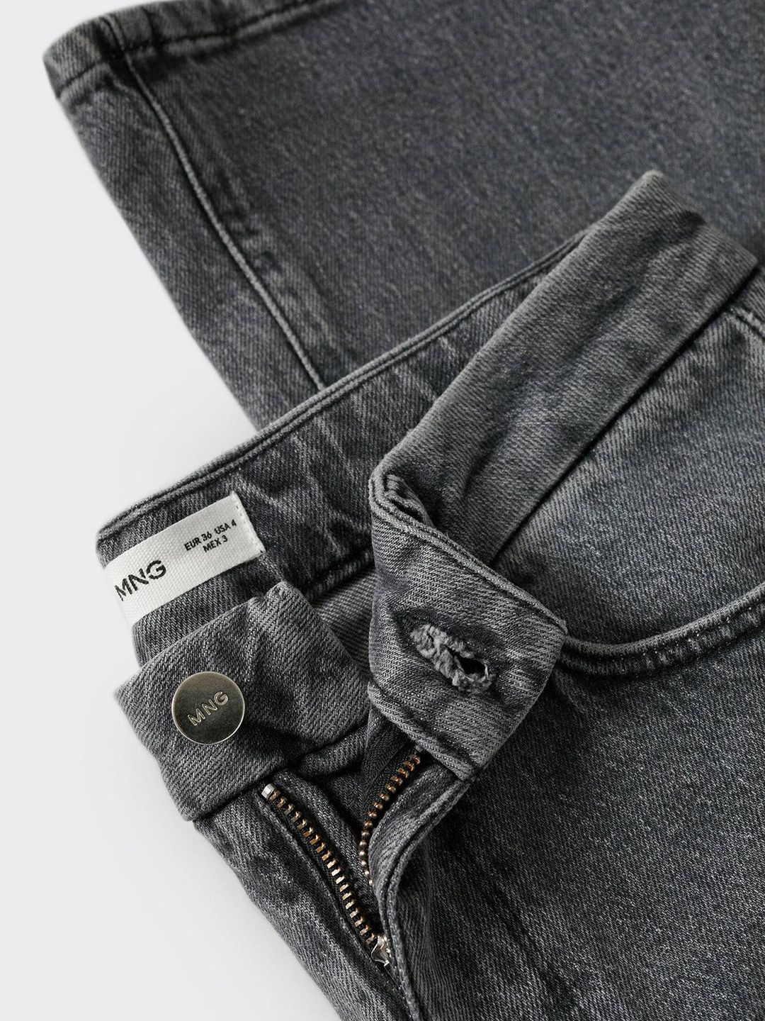 Grey Flared Stretchable Sustainable Jeans