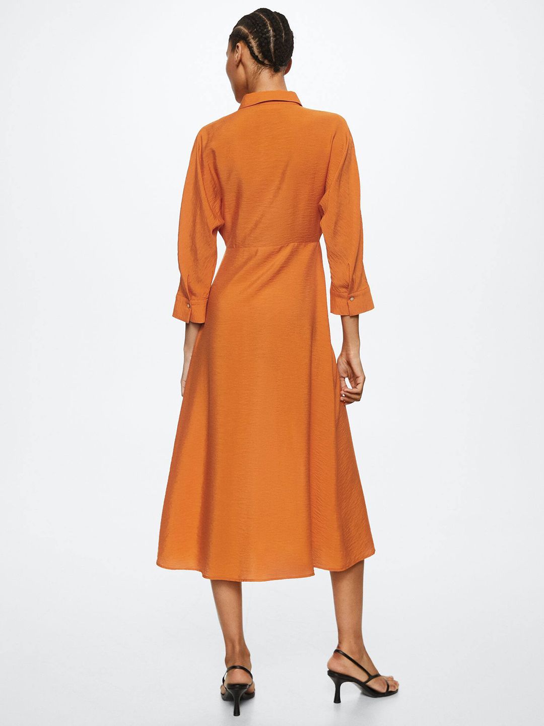 Buy MANGO Orange Solid Flowy Shirt Midi Dress - Dresses for Women 20707546 | Myntra Buy MANGO Orange Solid Flowy Shirt Midi Dress - Dresses for Women 20707546 | Myntra