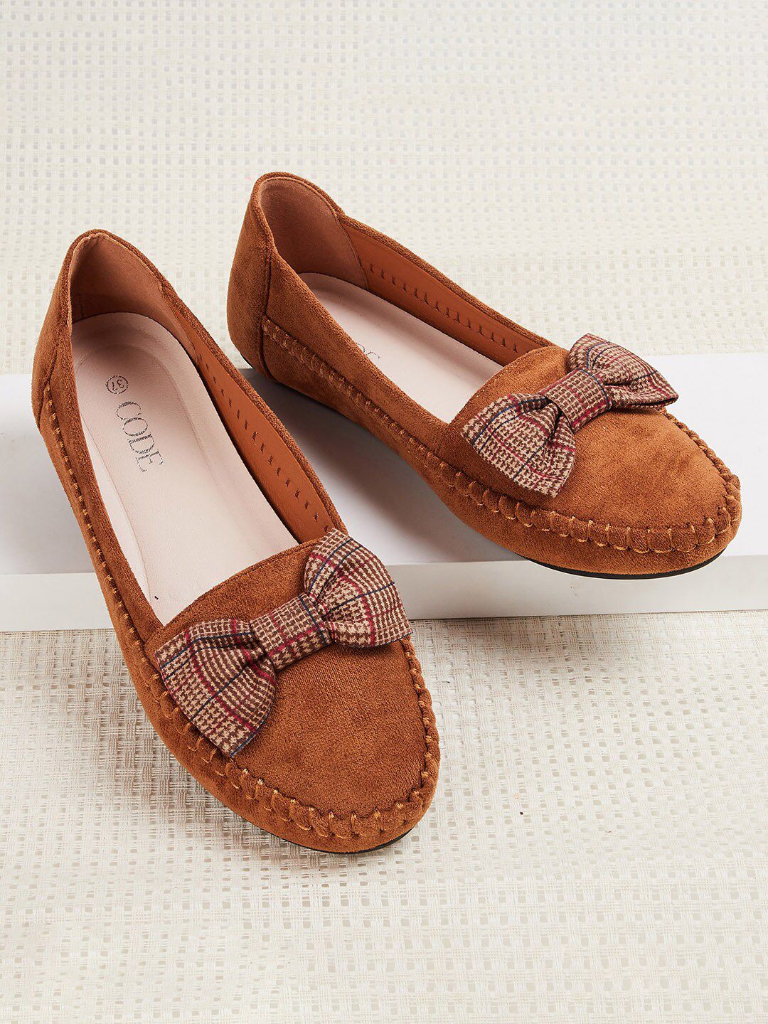 CODE by Lifestyle Women Brown Printed Loafers Price in India