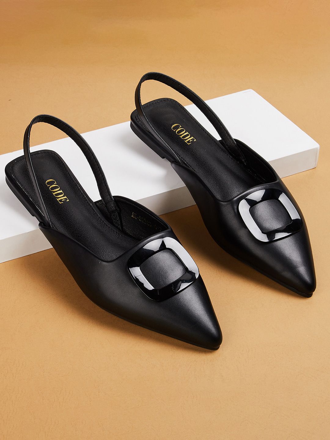 CODE by Lifestyle Women Black Mules Price in India