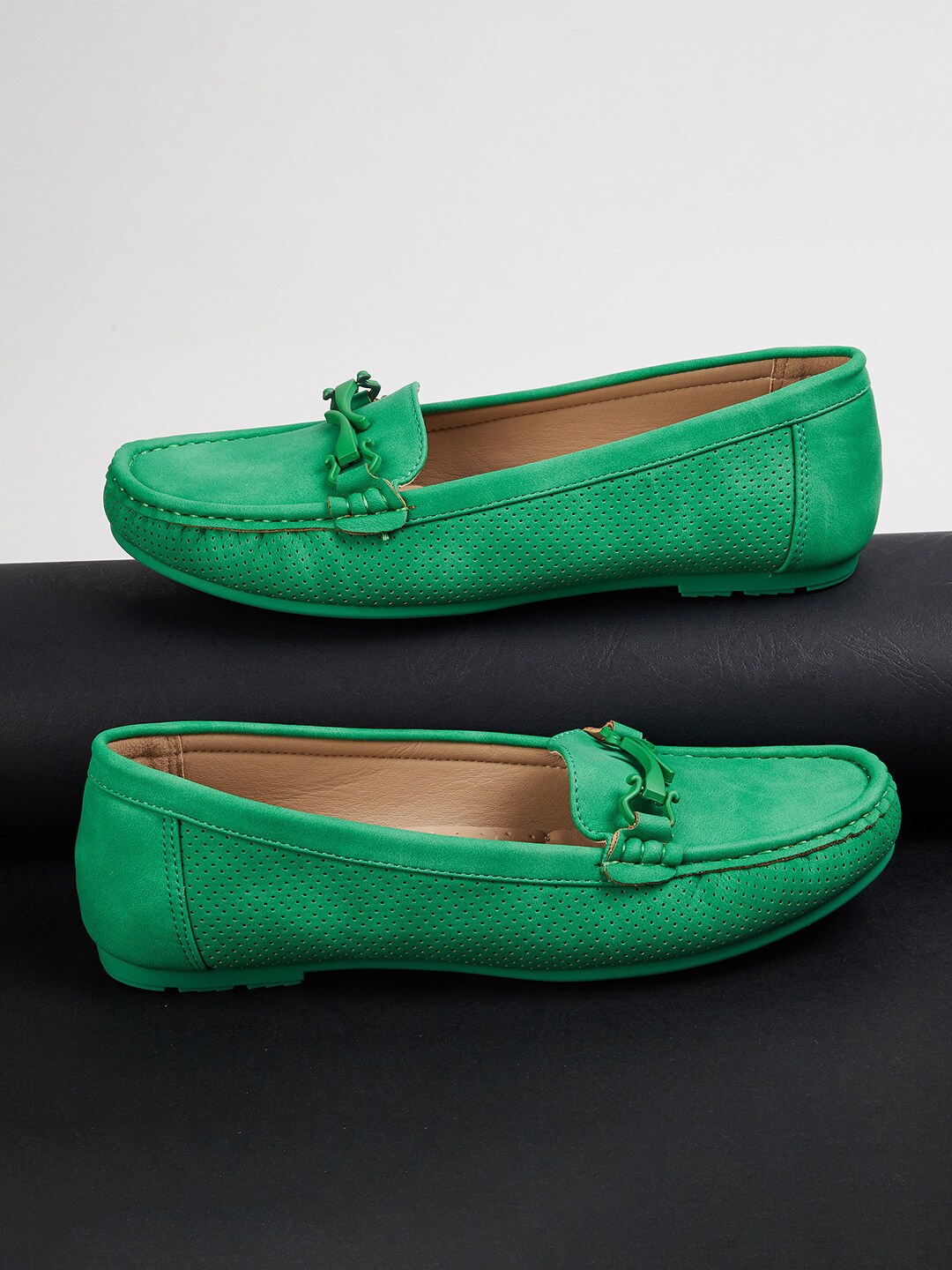 CODE by Lifestyle Women Green Loafers Price in India
