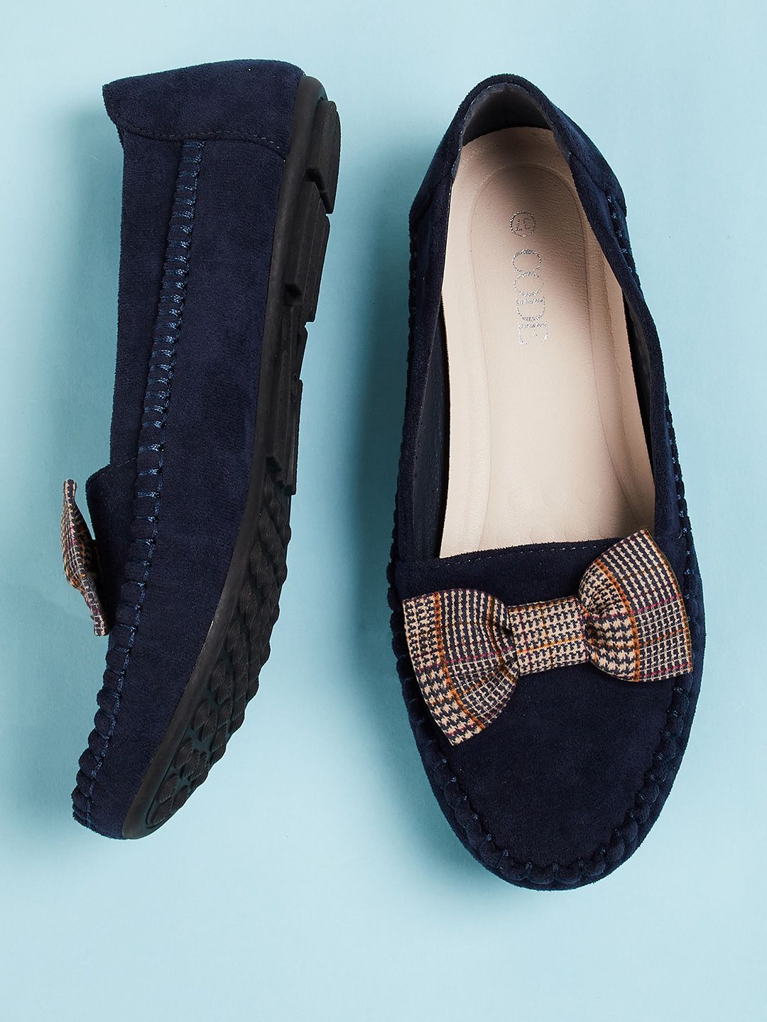 CODE by Lifestyle Women Navy Blue Loafers Price in India