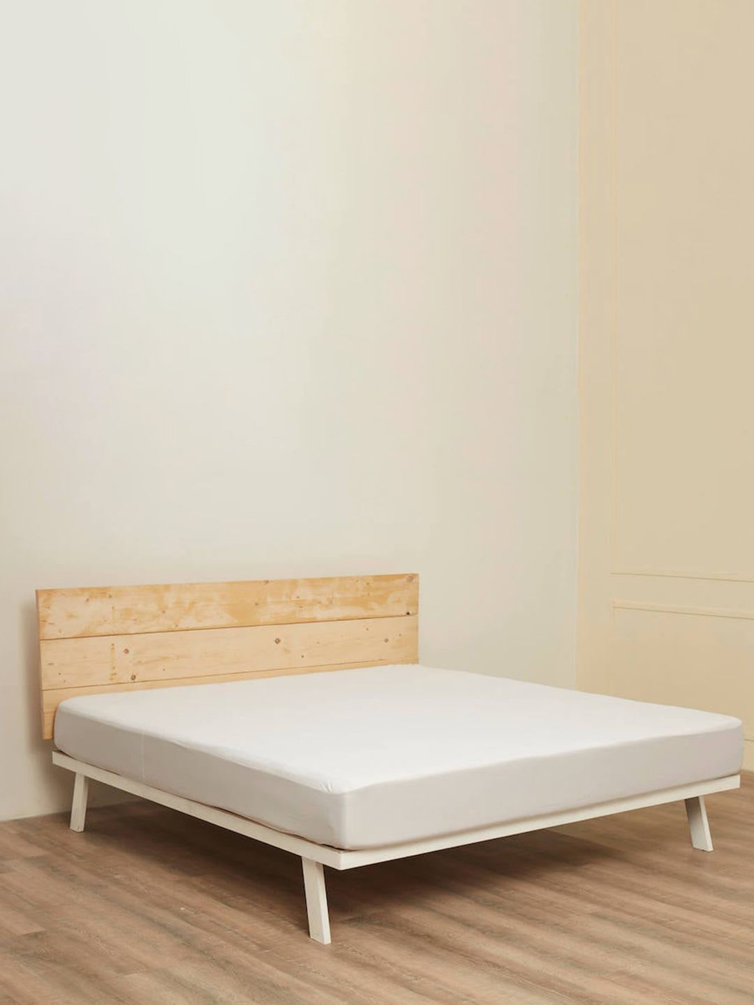wakefit wakefit Unisex White Solid  Water-Proof Mattress Protector