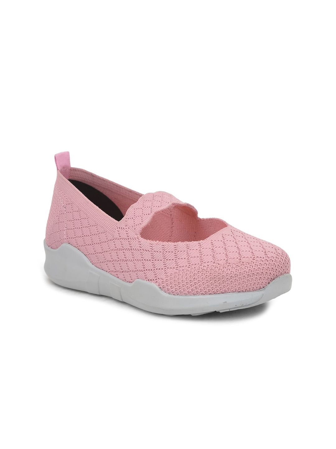Liberty Women Pink Woven Design Slip-On Sneakers Price in India