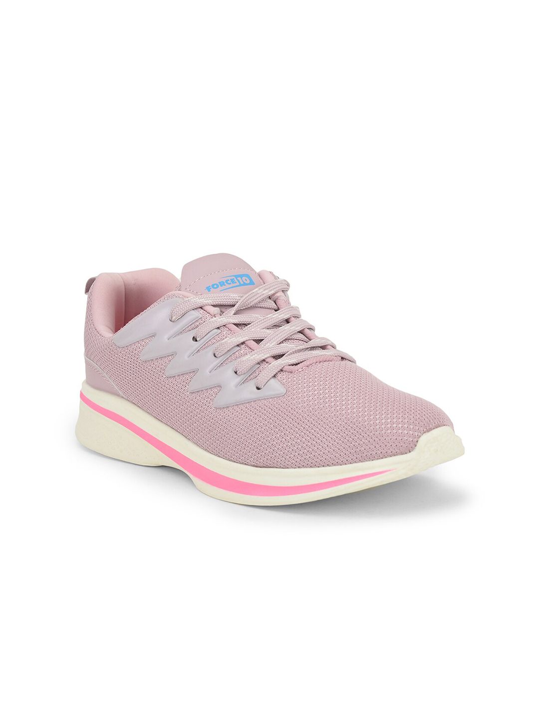 Liberty Women Pink Mesh Running Non-Marking Shoes Price in India